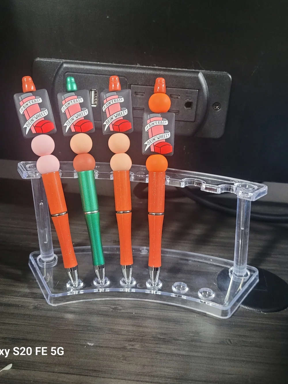 Handmade Inhaler Quote Pens